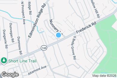 Map image of the property - 6328 Frederick Rd