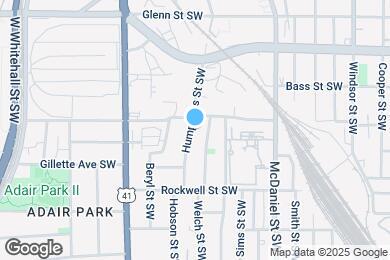 Map image of the property - 766 Humphries St SW