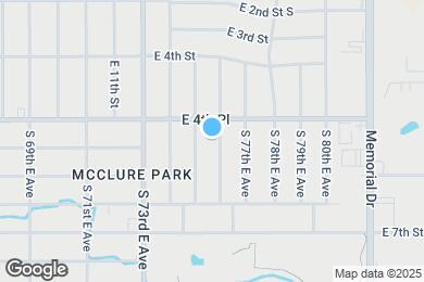 Map image of the property - 478 S 76th E Ave