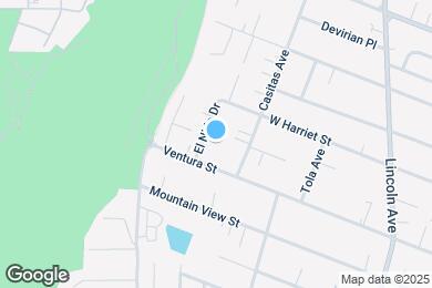 Map image of the property - 2838 El Nido Dr