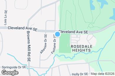 Map image of the property - 2744 Fairlane Dr SE