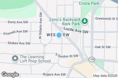 Map image of the property - 497 Willard Ave SW