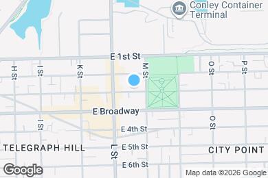 Map image of the property - 644 E 3rd St