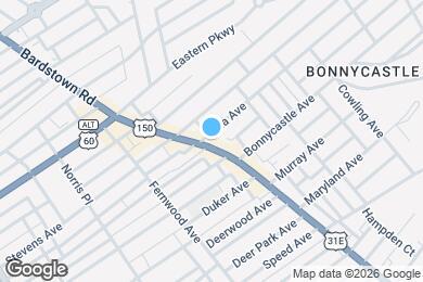 Map image of the property - 1567 Bardstown Rd