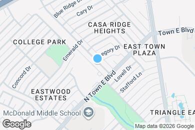 Map image of the property - 3221 Edgebrook Dr