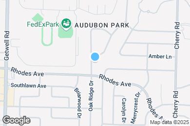 Map image of the property - 1172 Oak Ridge Dr
