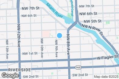 Map image of the property - 858-866 NW 3rd St