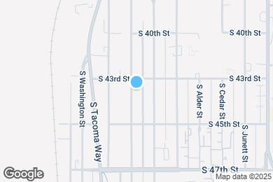 Map image of the property - 4311 S Puget Sound Ave