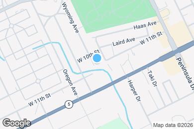 Map image of the property - 1017 Wyoming Ave