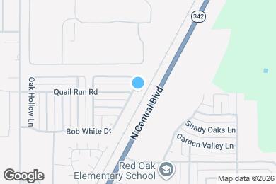 Map image of the property - 326 Bob White Dr