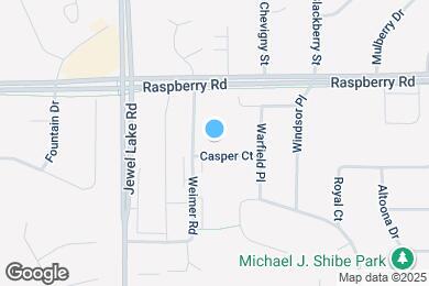 Map image of the property - 3711 Casper Ct