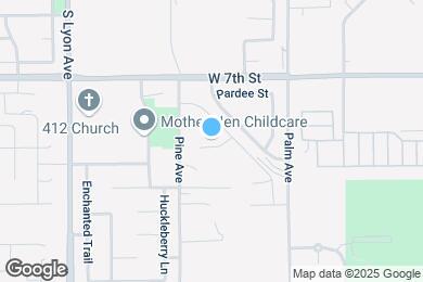 Map image of the property - 1225 Corte del Sol