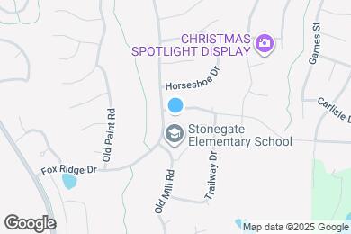 Map image of the property - 1519 Saddle Brook Rd