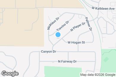 Map image of the property - 3767 N Player Dr