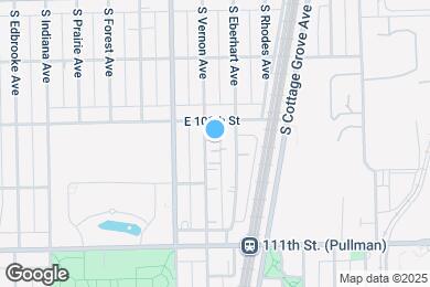 Map image of the property - 10919 S Vernon Ave