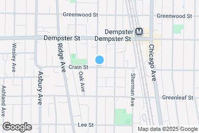 Map image of the property - 1005 Crain St