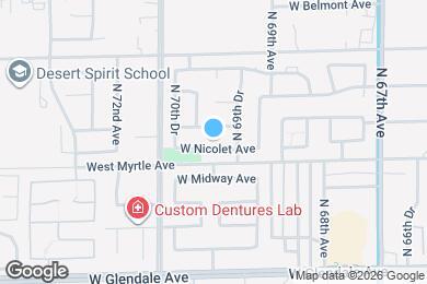 Map image of the property - 6946 W Nicolet Ave
