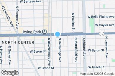 Map image of the property - 1733 W Irving Park Rd