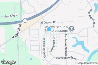 Map image of the property - 5613 Arapaho Trail