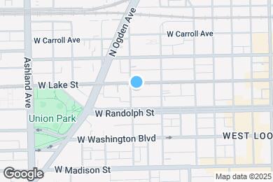 Map image of the property - 1333 W Lake St