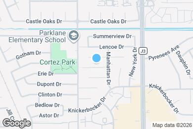 Map image of the property - 1031 Fallbrook Dr