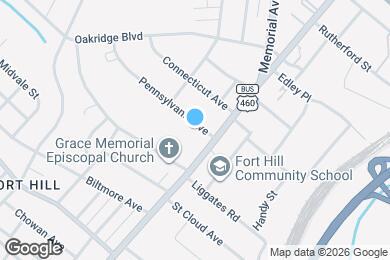Map image of the property - 101 Pennsylvania Ave