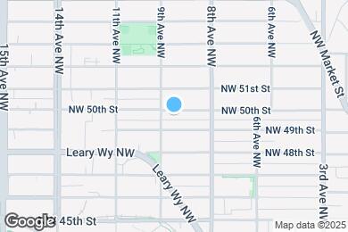 Map image of the property - 841 NW 50th St