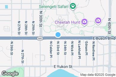 Map image of the property - 8847 N 33rd St