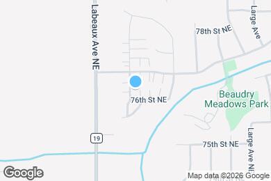 Map image of the property - 7634 Lachman Ave NE