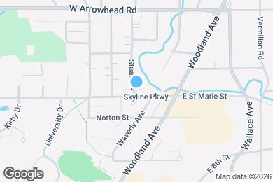 Map image of the property - 125 W Saint Marie St