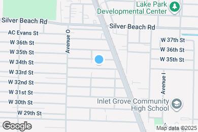 Map image of the property - 1172 W 34th St
