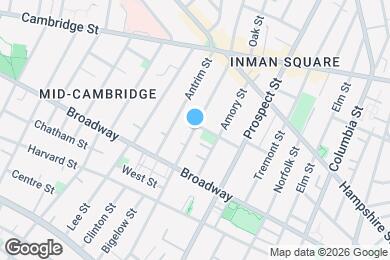 Map image of the property - 136 Inman St