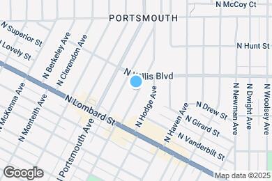 Map image of the property - 7907 N Hereford Ave