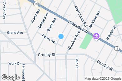 Map image of the property - 73 Beck Ave