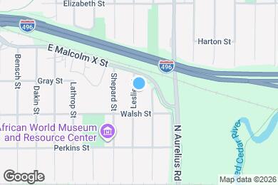 Map image of the property - 1009 Leslie St