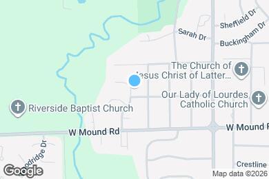 Map image of the property - 3920 N Northbrook Dr