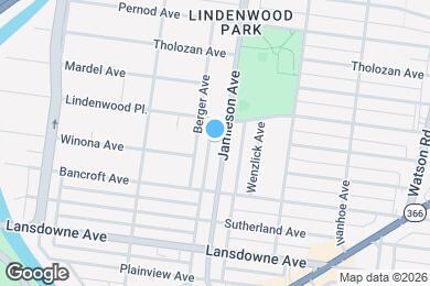 Map image of the property - 3919 Jamieson Ave