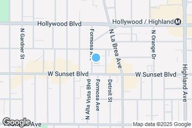 Map image of the property - 1522 N Formosa Ave