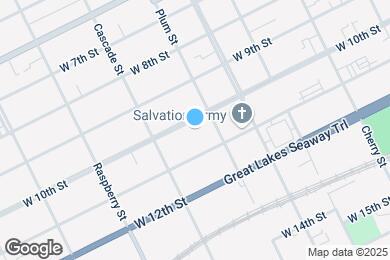 Map image of the property - 925 W 10th St