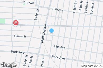 Map image of the property - 529 14th Ave