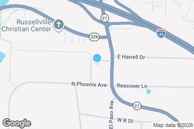 Map image of the property - Urban Loft Co.Russellville