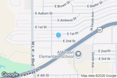Map image of the property - 1809 E 2nd St