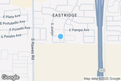 Map image of the property - 8544 E Peralta Ave