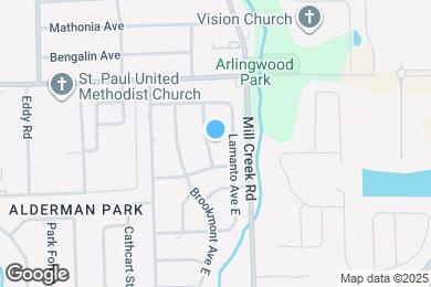 Map image of the property - 1369 Malverne Ave