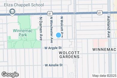 Map image of the property - 1910 W Winnemac Ave