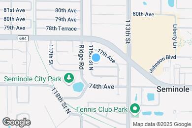 Map image of the property - 11483 76th Ave N