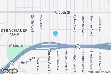 Map image of the property - 6120 Washburn Ave S