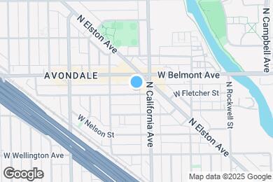 Map image of the property - 2818 W Fletcher St