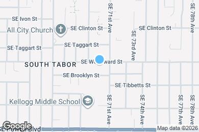 Map image of the property - 7030 SE Woodward