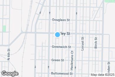 Map image of the property - 637 Moss St